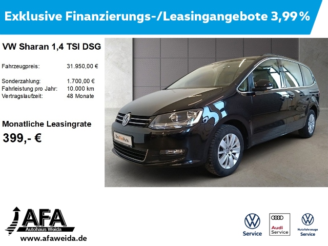 VW Sharan 1,4 TSI Comfortline DSG 7Sitze*Navi*SHZ